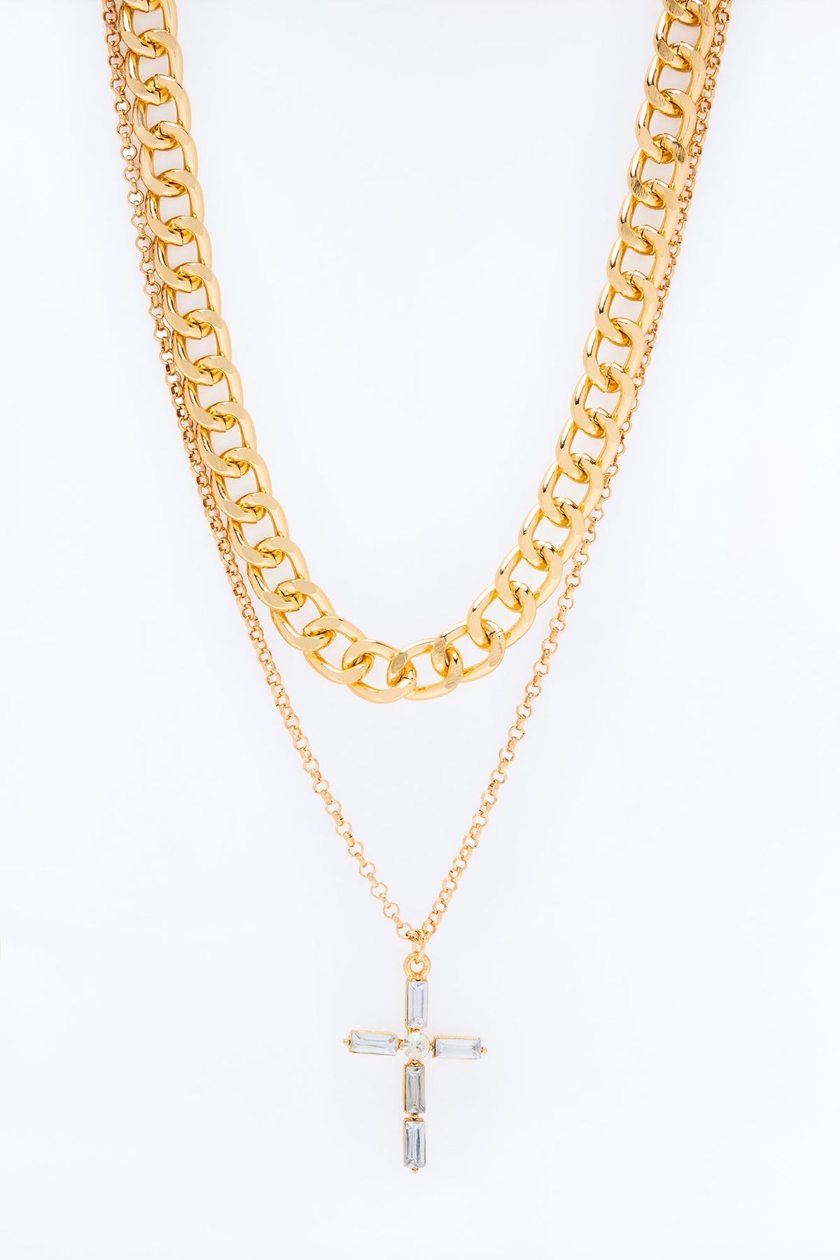 Blessed Season Layered Necklace - Gold