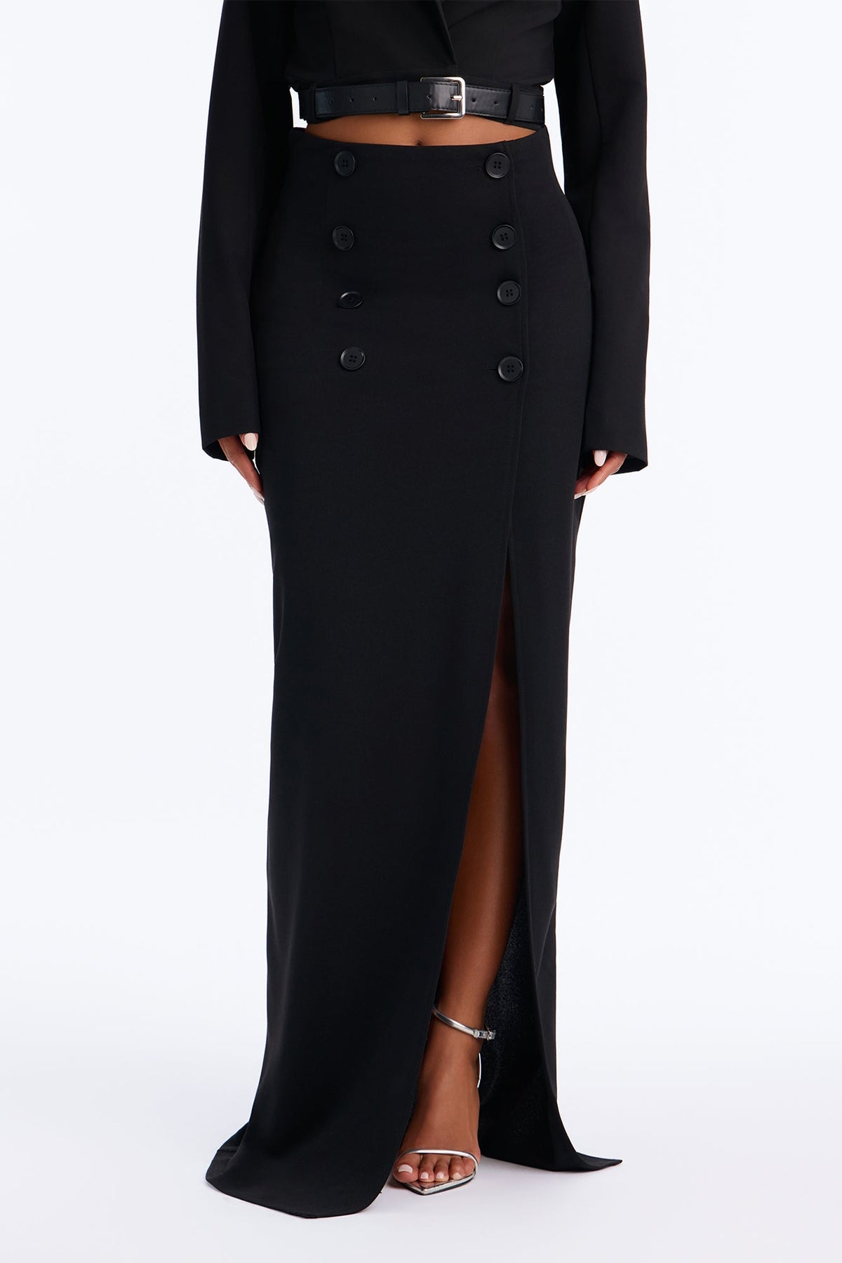 Poppy Ultra High Rise Pencil Skirt - Black