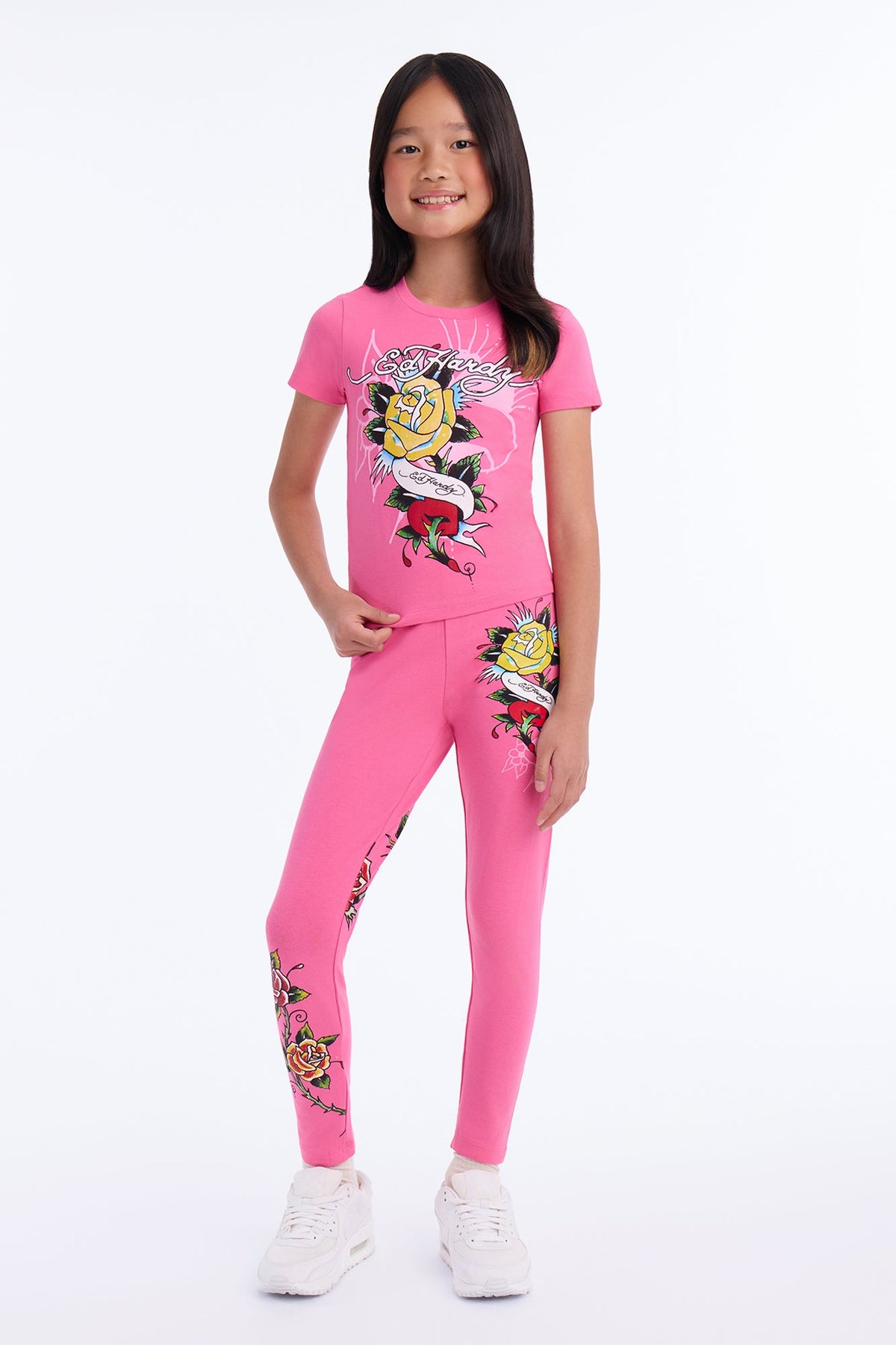 Mini Ed Hardy Forever Leggings - Hot Pink