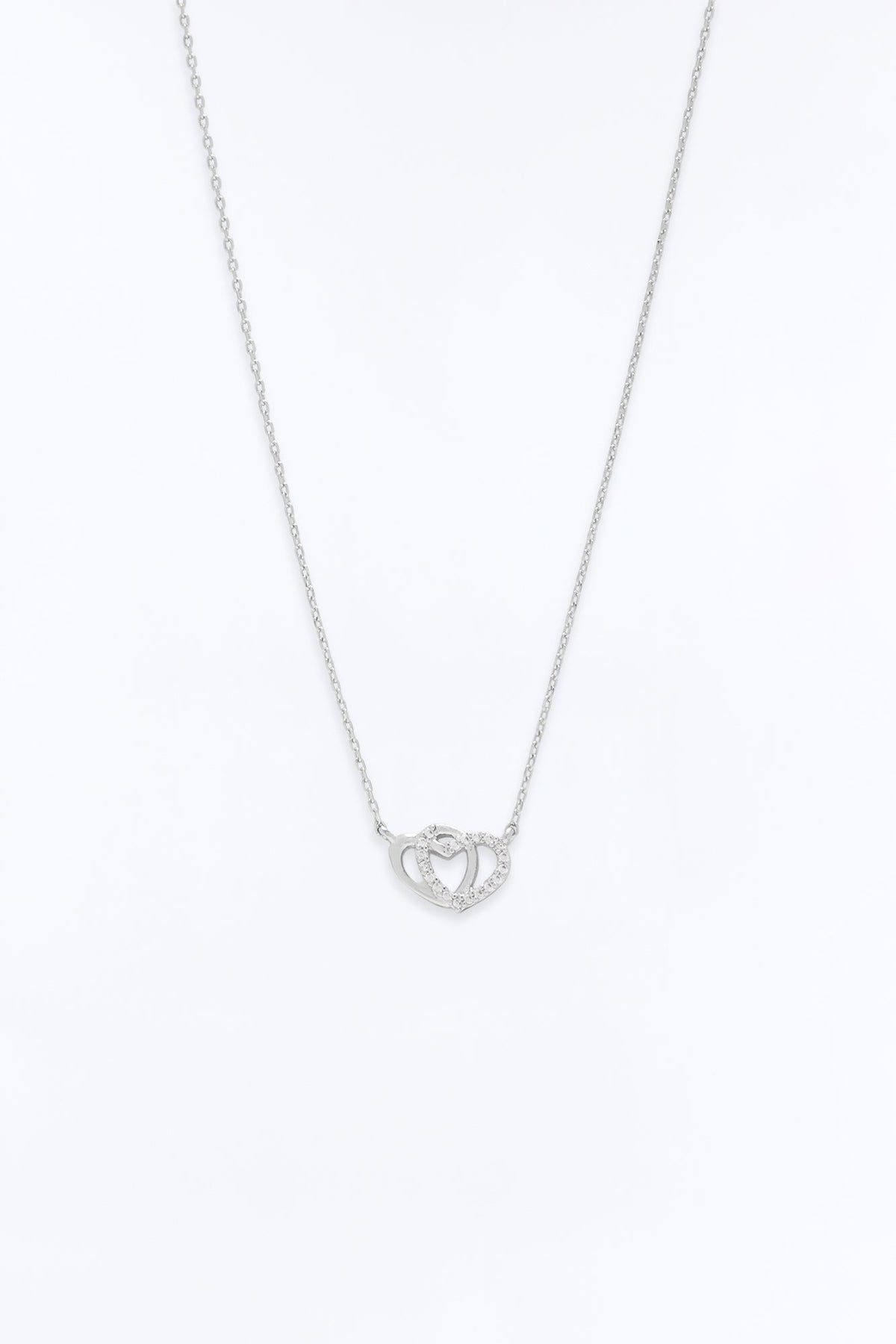 Forever Yours Pendant Necklace - Silver