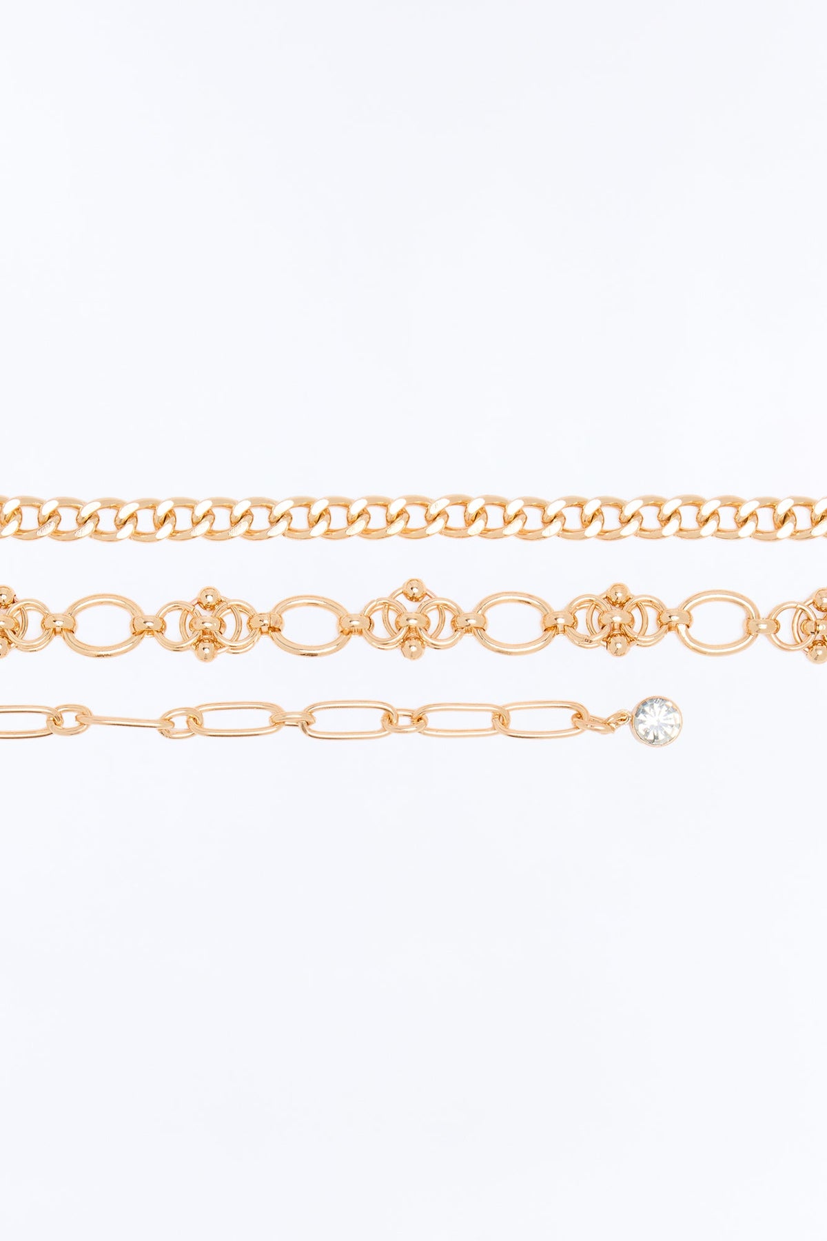 Beautiful Thread Chain Belt - Gold