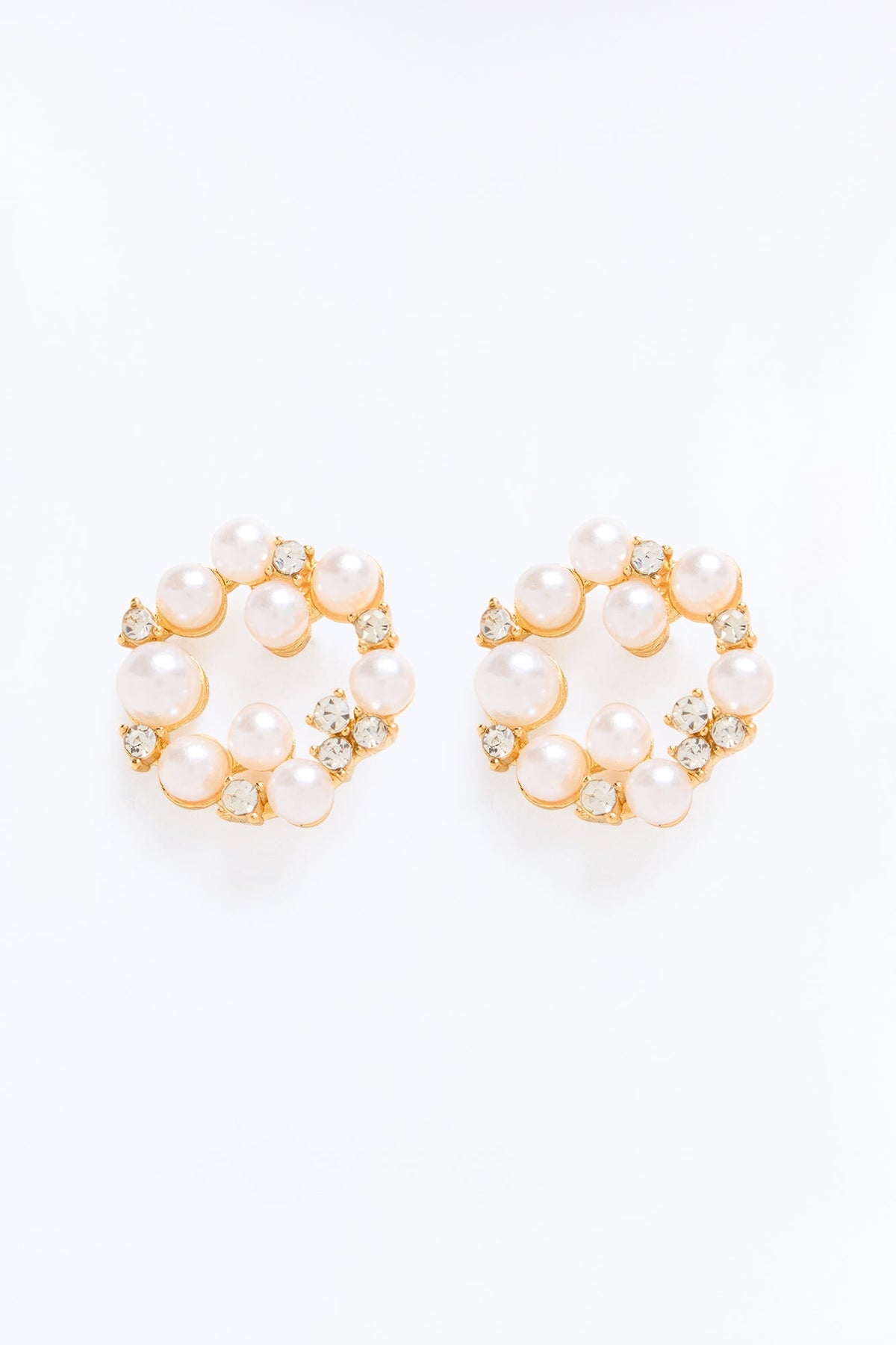 Joyful Glow Stud Earrings - Gold