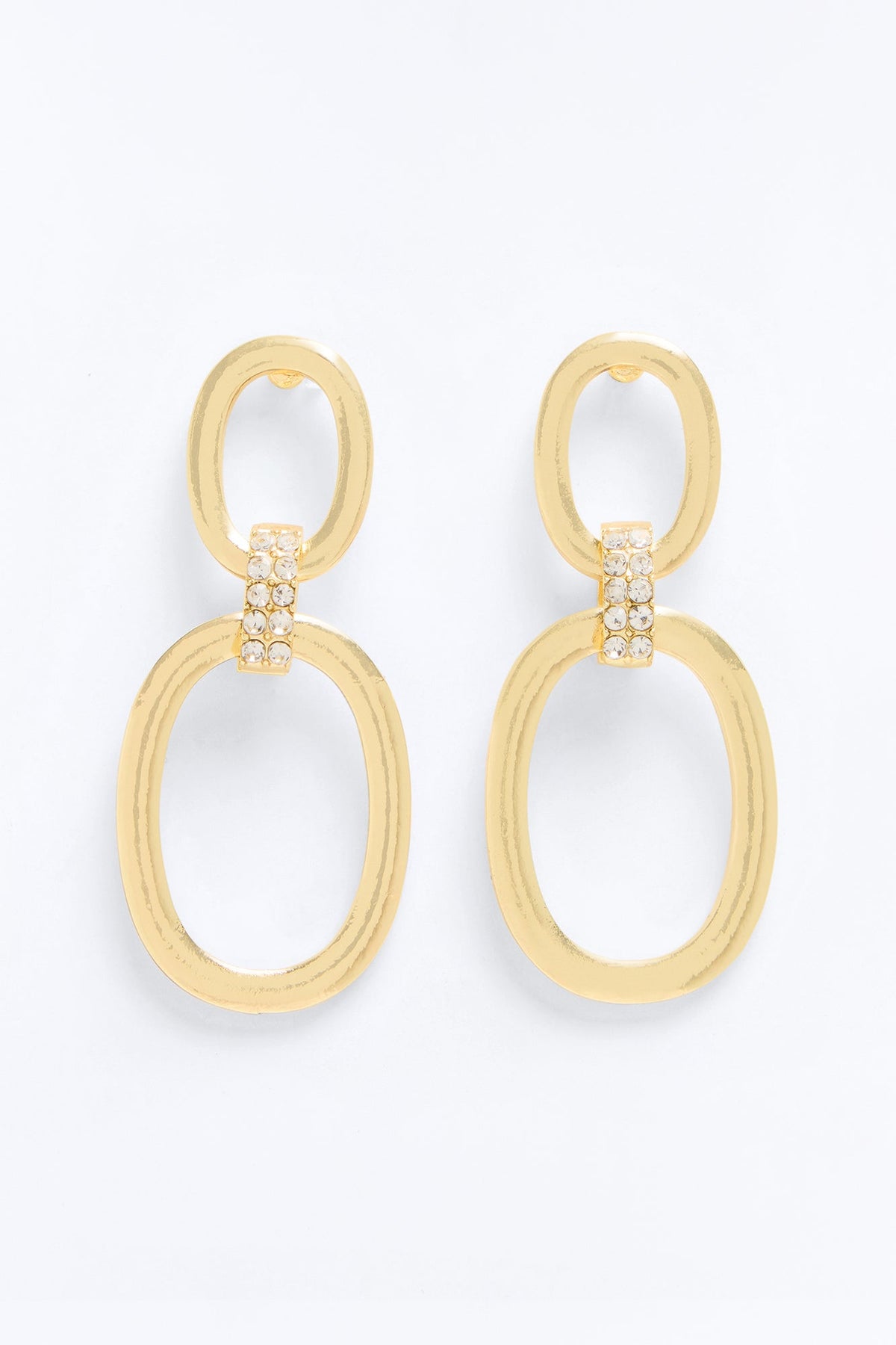 Let's Go Out Drop Earrings - Gold