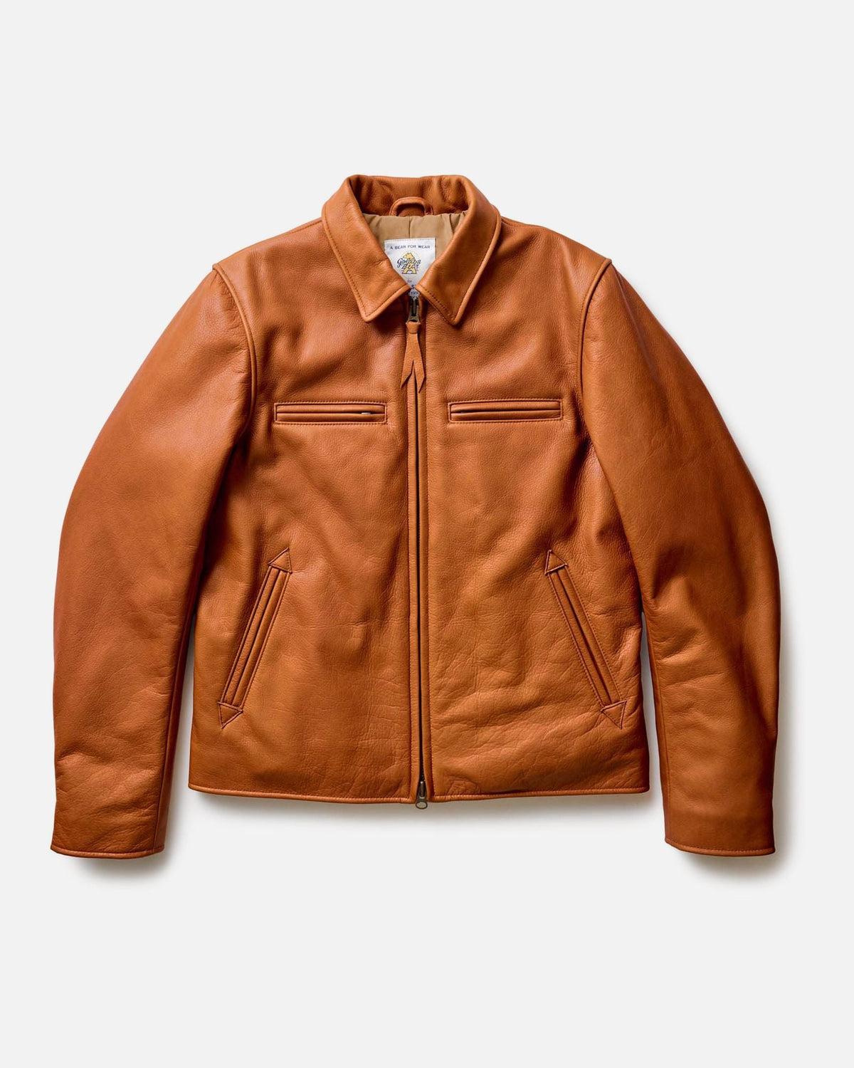 The Moto Jacket in Whiskey Steerhide